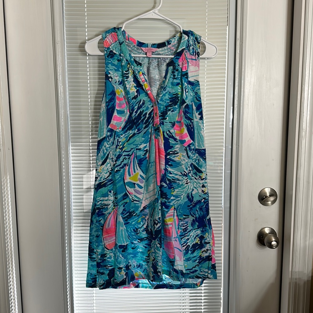 Lilly Pulitzer Essie Dress size small Hey Bay Bay